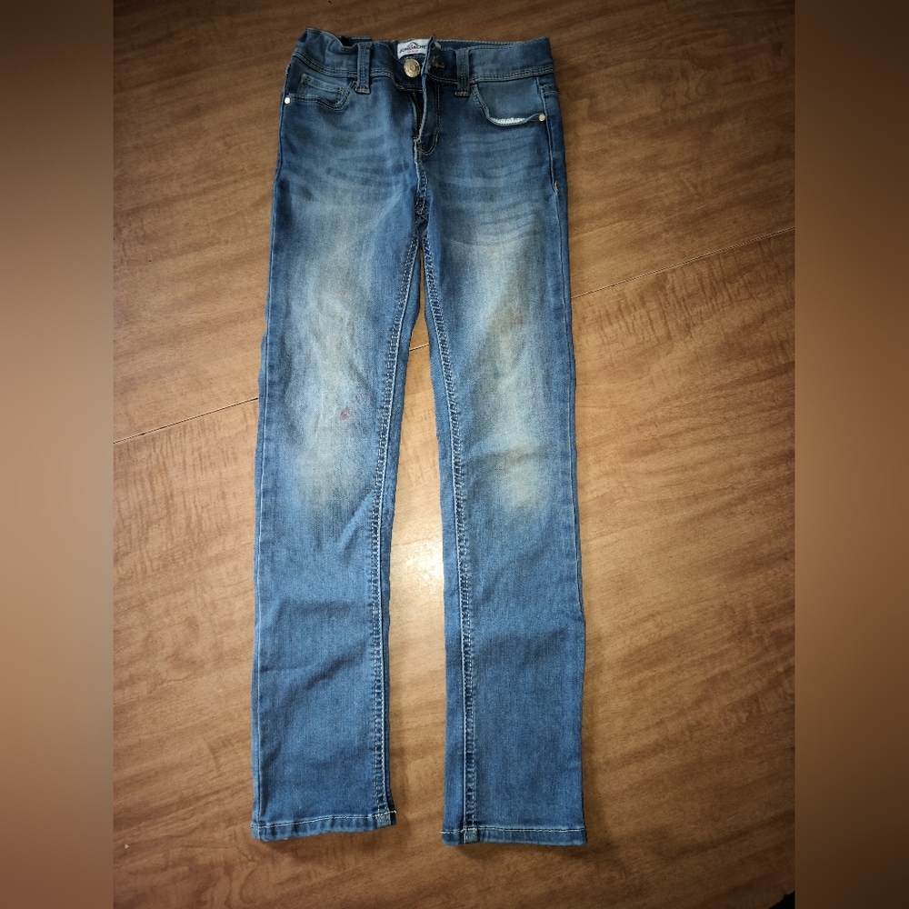 Jordache Girls’ Skinny Blue Jeans – Size 8
